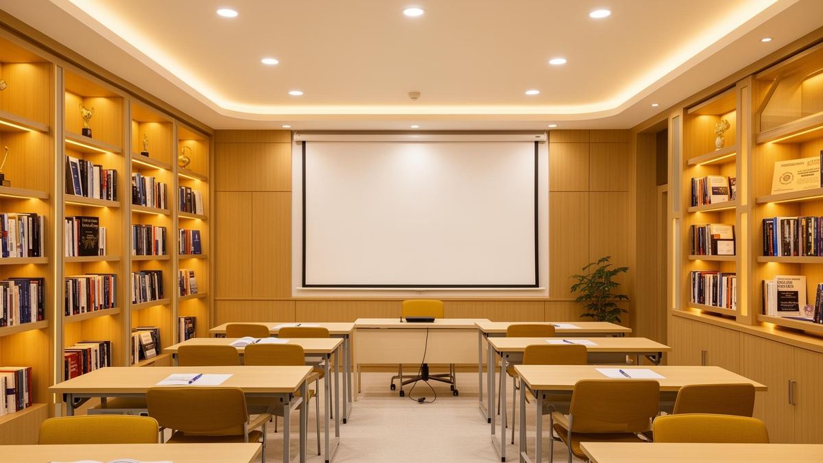 Students in a Transworld Academy classroom